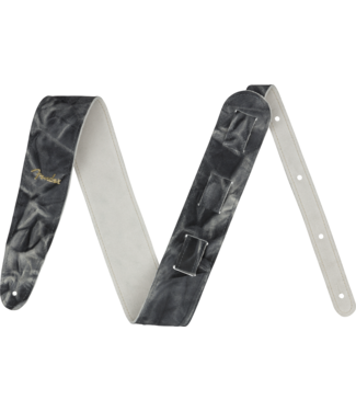 Fender Fender Tie Dye Leather Strap, Black