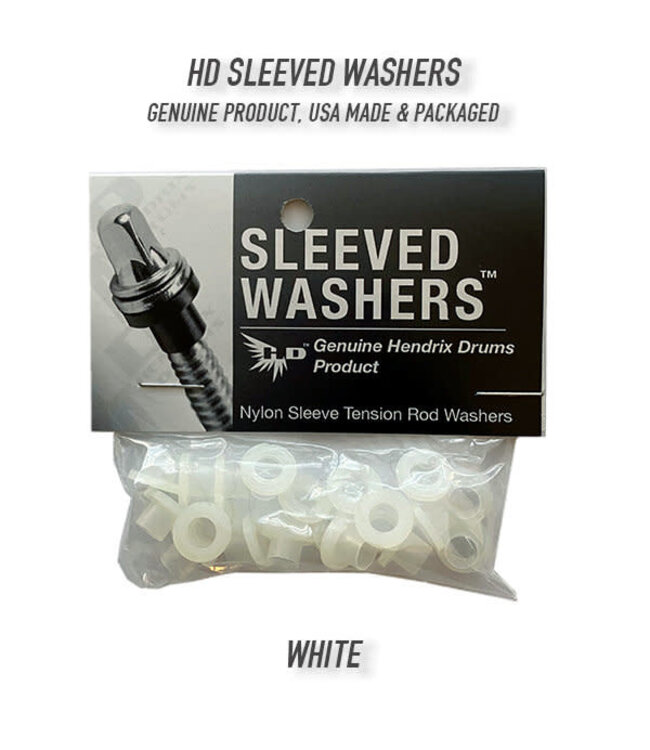 Hendrix Drums Sleeve Washers, 50-Pack, White