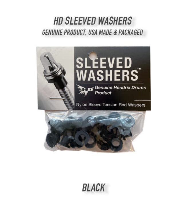 Hendrix Drums Sleeve Washers, 50-Pack, Black