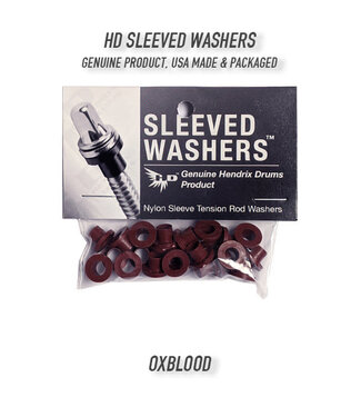 Hendrix Drums Hendrix Drums Sleeve Washers, 20-Pack, Oxblood