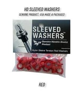 Hendrix Drums Hendrix Drums Sleeve Washers, 20-Pack, Red