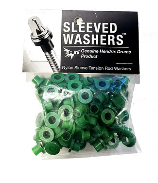 Hendrix Drums Hendrix Drums Sleeve Washers, 20-Pack, Green