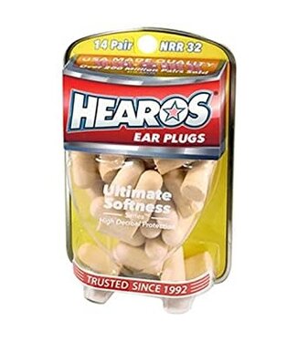 Hearos Hearos Ultra Soft Ear Plugs NNR32, 6-Pair