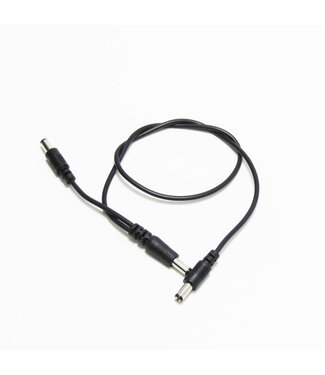 VooDoo Lab Voodoo Lab PPY 18" Voltage doubler: Two 2.1mm Straight Barrels to 2.1mm Straight Barrel Standard Polarity