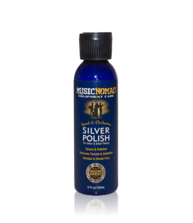 Music Nomad Silver Polish for Silver & Silver Plating, 4oz