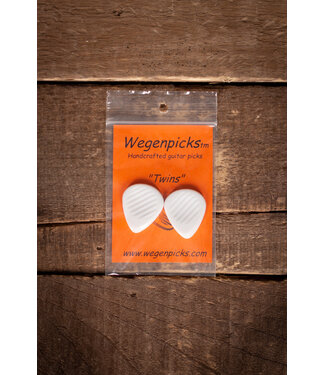 Wegen Wegen TW350 3.50mm Twins Picks, 2pk White