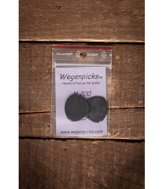 Wegen Wegen M200B 2.0mm Mandolin Picks, 2pk Black