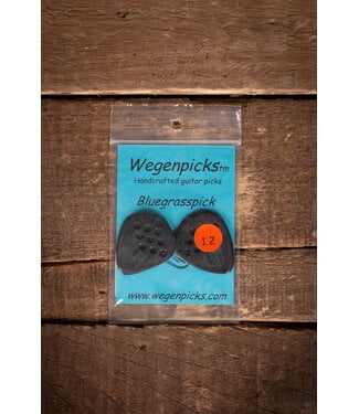 Wegen Wegen BG120B 1.2mm Bluegrass Picks, 4pk Black