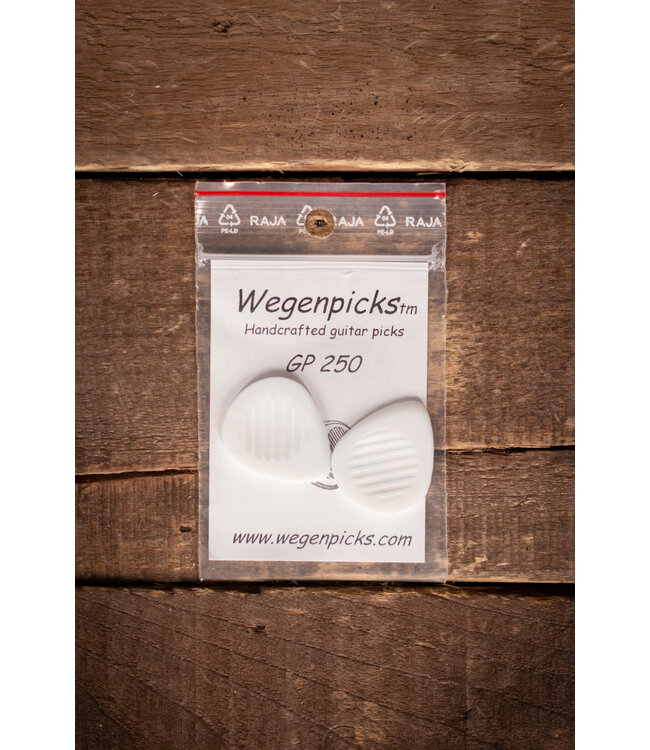 Wegen GP250 2.5mm Gypsyjazzpick, 2pk White