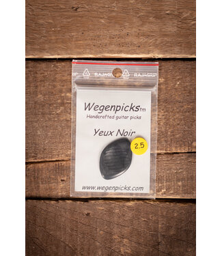 Wegen Wegen YN250 Yeux Noir 2.5mm Pick, Single Black