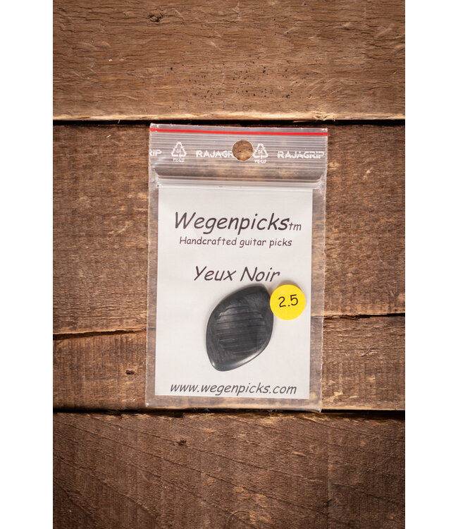Wegen YN250 Yeux Noir 2.5mm Pick, Single Black