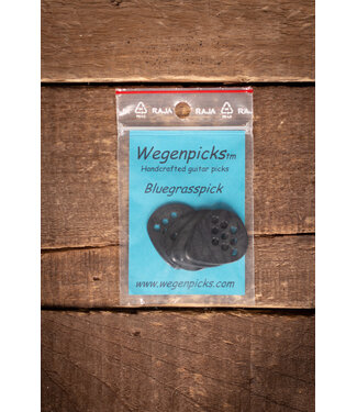 Wegen Wegen BG140B 1.40mm Bluegrass Picks, 4pk Black