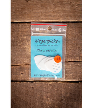 Wegen Wegen BG120 1.2mm Bluegrass Picks, 4pk White