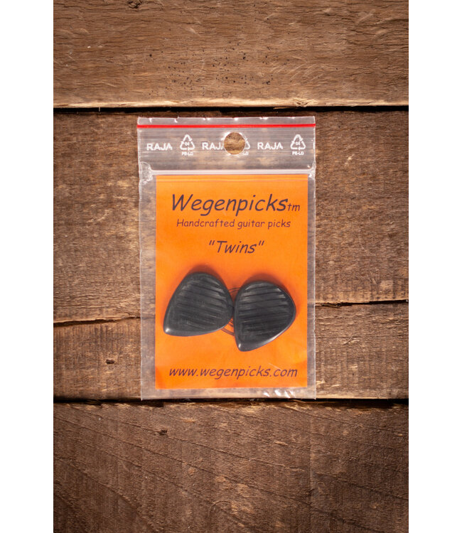 Wegen TW350B 3.50mm Twins Picks, 2pk Black