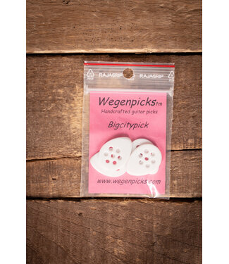 Wegen Wegen BC180 1.8mm BigCity Picks, 4pk White