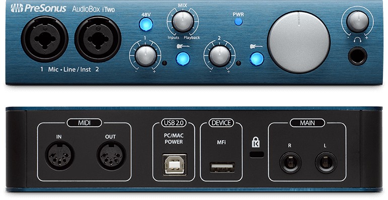 PreSonus AudioBox iTwo USB2.0/iPad/Midi Interface