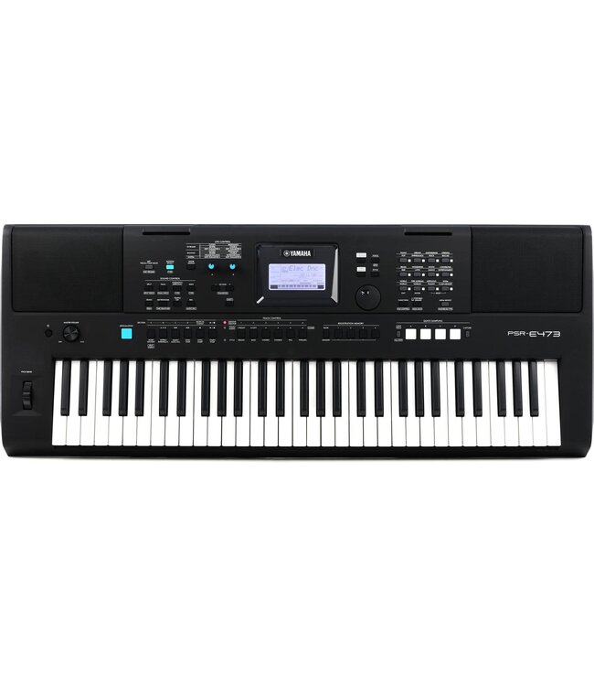 Yamaha PSR-E473 Portable Keyboard with Power Adapter