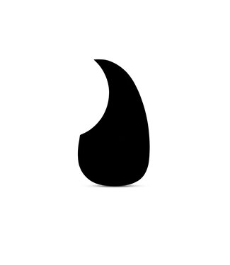 Martin Martin Replacement Pickguard, Oversize Self-Adhesive Black