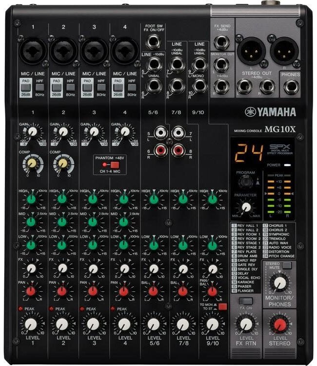 Yamaha MG10X Mixing Console with Effects
