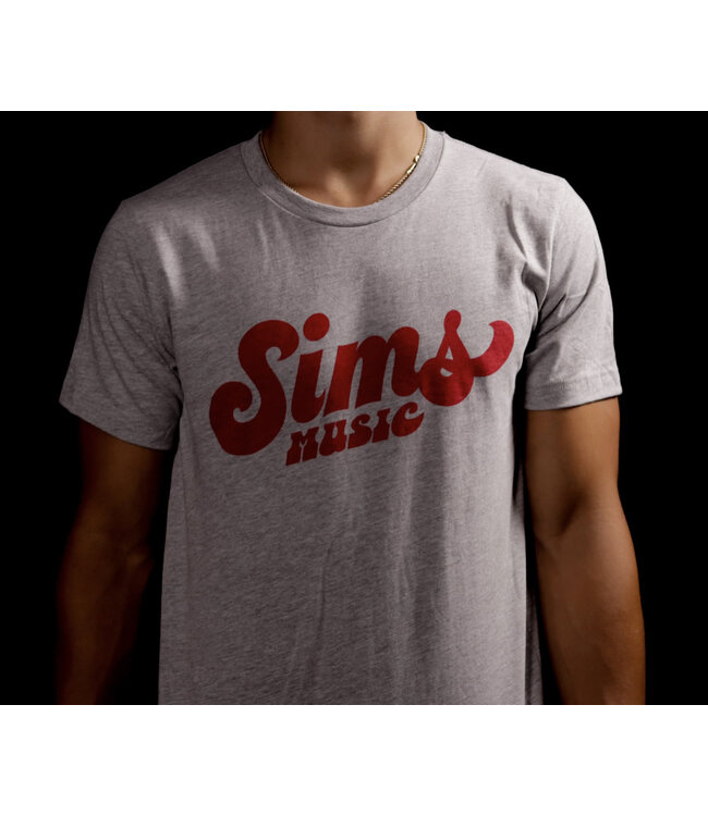 Sims Music Vintage Logo T Shirt