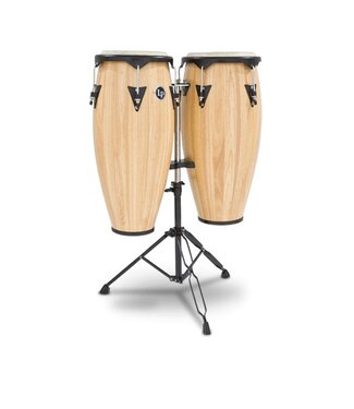 LP LP City Series Conga Set with Stand, Natural