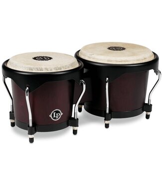 LP LP City Series Wood Bongos, Dark Wood