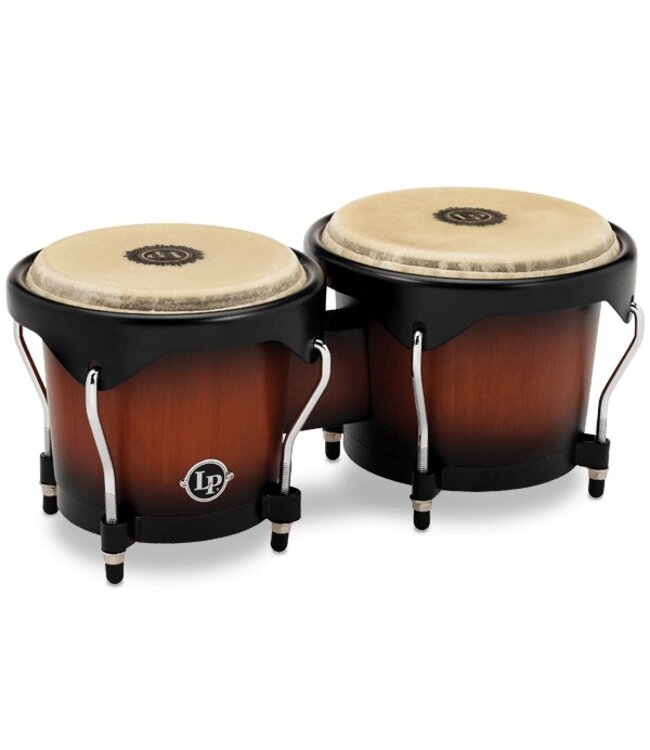 LP City Series Wood Bongos, Vintage Sunburst