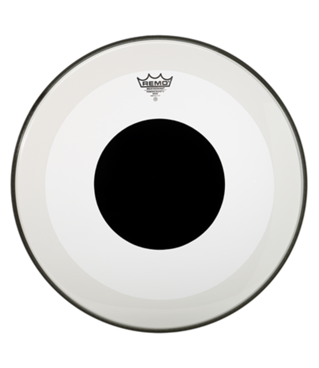 Remo 22" Powerstroke 3 Clear Black Dot Bass Drum Head