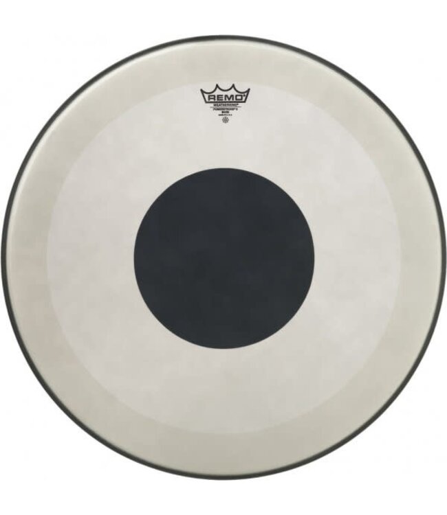 Remo 22" Powerstroke 3 Coated Black Dot Bass Drum Head