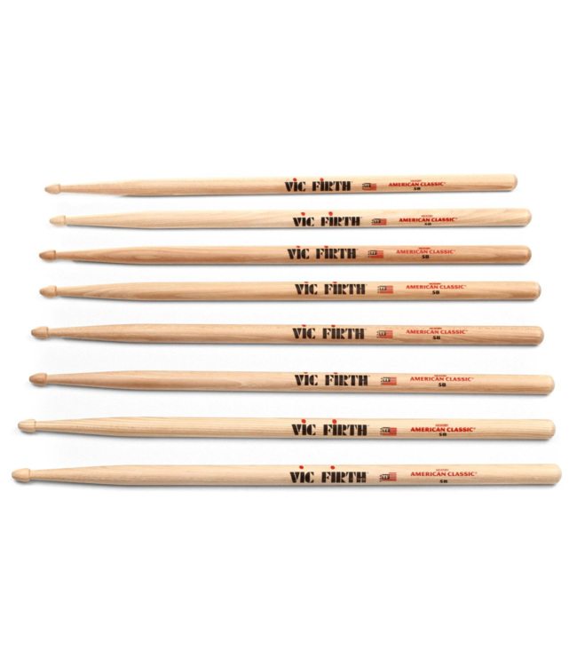 Vic Firth American Classic 5B Value Pack, 4-Pair