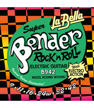 LaBella LaBella B942 Super Bender Electric Guitar Strings 9-42