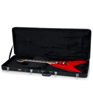 Gator Cases Gator Cases Hard-Shell Wood Case for Extreme Guitars Such as Flying V and Explorer