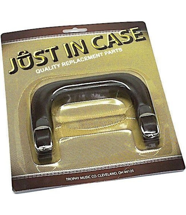 Grover Leather Buckle Handle, Black