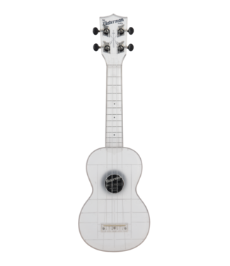 Kala Kala KA-WMT-CL-S Waterman Soprano Ukulele, Transparent Frosted Glass