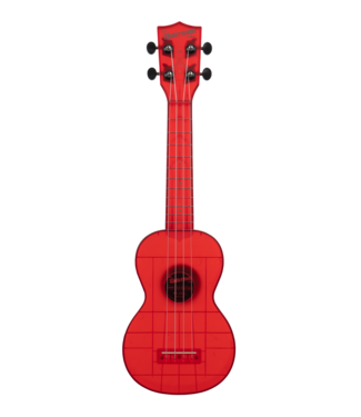 Kala Kala KA-WMT-RD-S Waterman Soprano Ukulele, Transparent Maritime Red