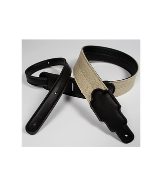 Franklin Franklin 2" Tennessee Hemp Guitar Strap, Black Ends