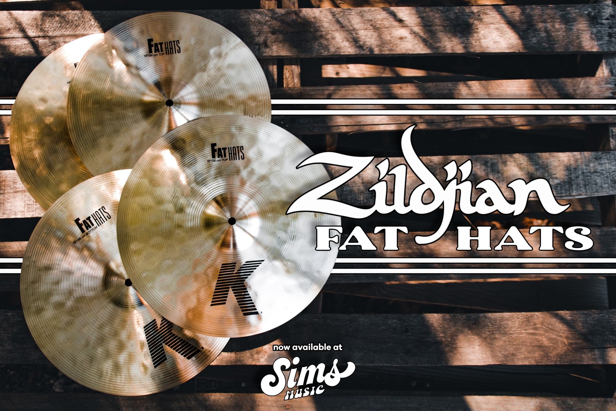 Brand New Zildjian Fat Hats