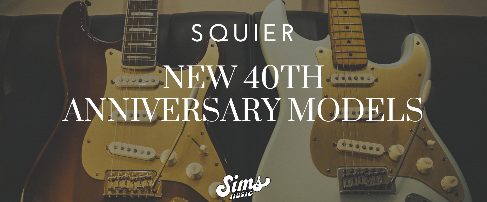 NEW 40th Anniversary Squier Models