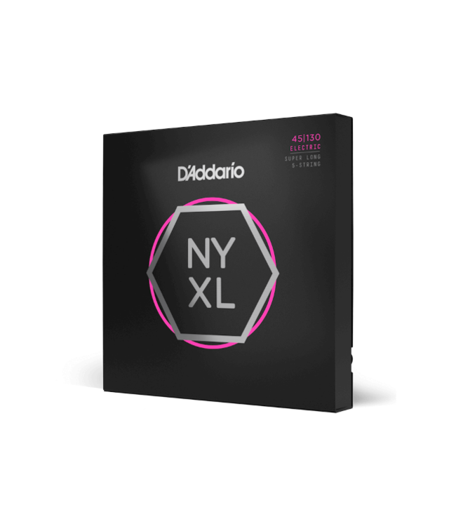 D'Addario D'addario 45-130 Regular Light 5-String, Super Long Scale, NYXL Bass Strings