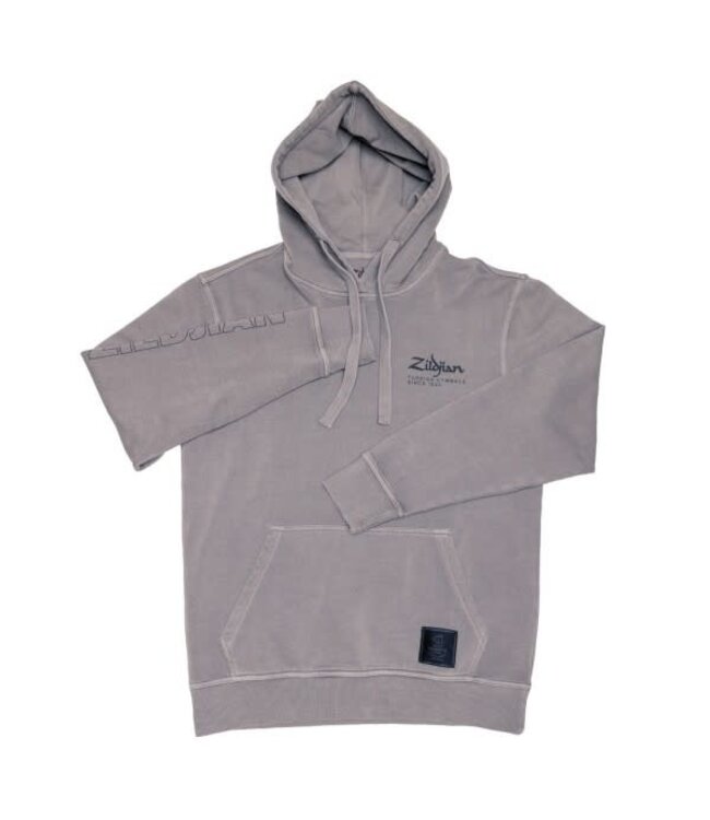 Zildjian Ltd Ed Cotton Hoodie Pewter, Small