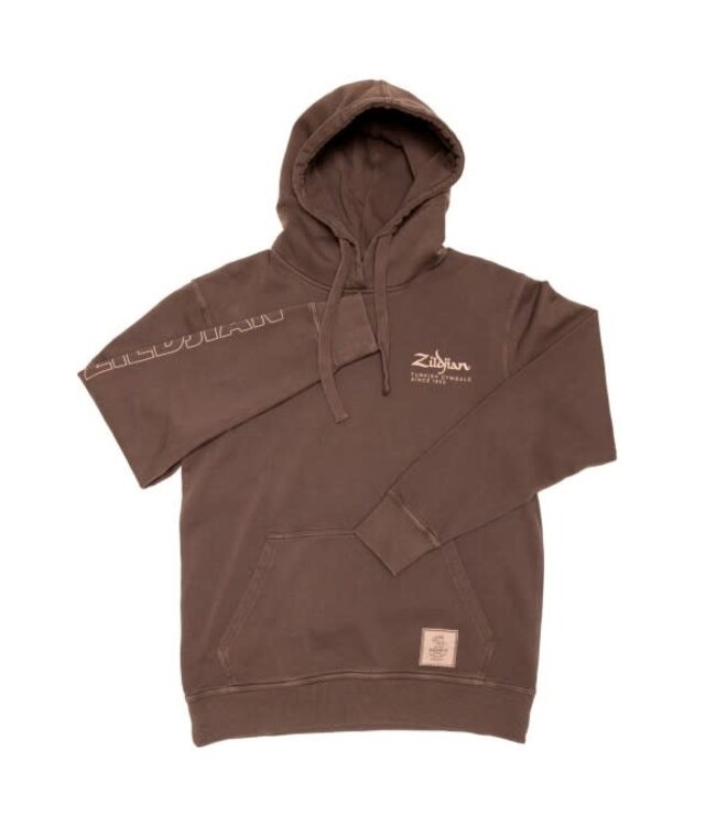 Zildjian Ltd Ed Cotton Hoodie Brown, X-Large