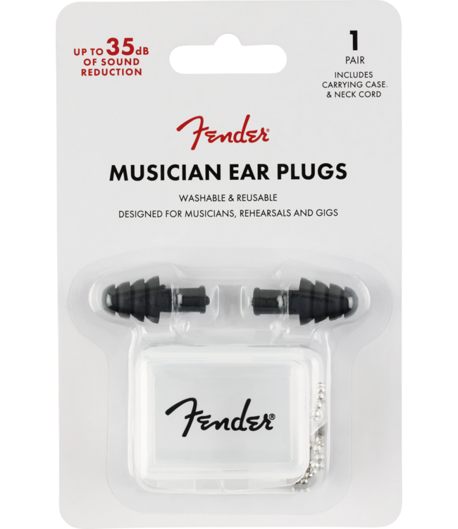 Fender Musician Series Ear Plugs, Black