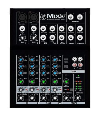 Mackie Mackie Mix8 8-Channel Compact Mixer