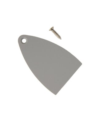 PRS PRS SE Silver Sky Truss Rod Cover, Grey Plastic