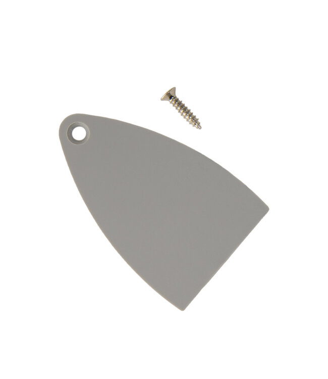 PRS SE Silver Sky Truss Rod Cover, Grey Plastic
