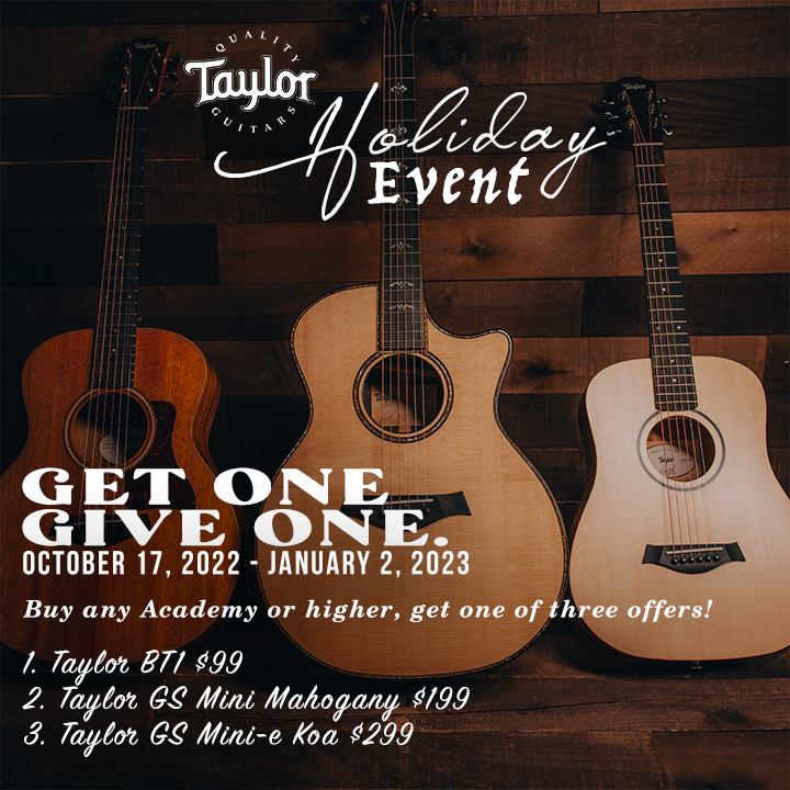 Taylor Holiday Event - Get One, Give One!