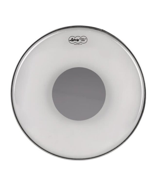 Ludwig Ludwig by Remo 16" Clear Ambassador Silver Dot