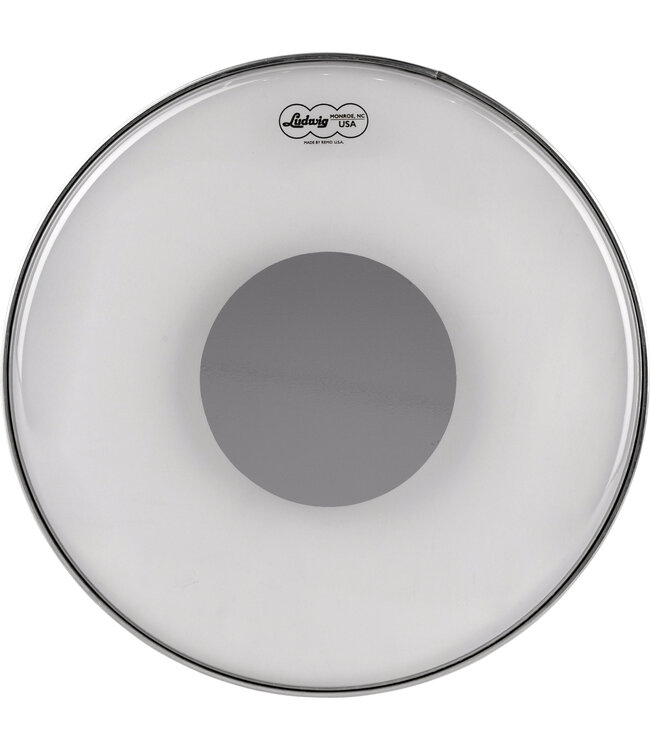 Ludwig by Remo 13" Clear Ambassador Silver Dot