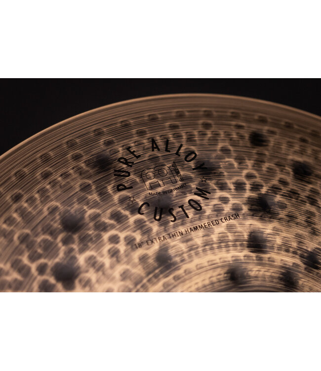 Meinl 18" Pure Alloy Custom Extra Thin Hammered Crash