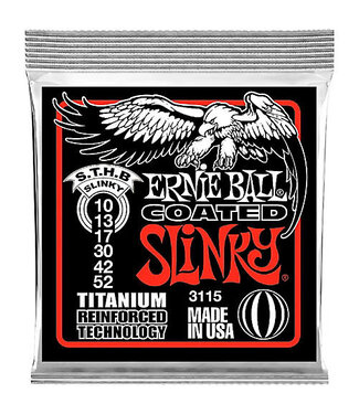 Ernie Ball Ernie Ball 3115 Coated Skinny Top Heavy Bottom Electric String Set, 10-52